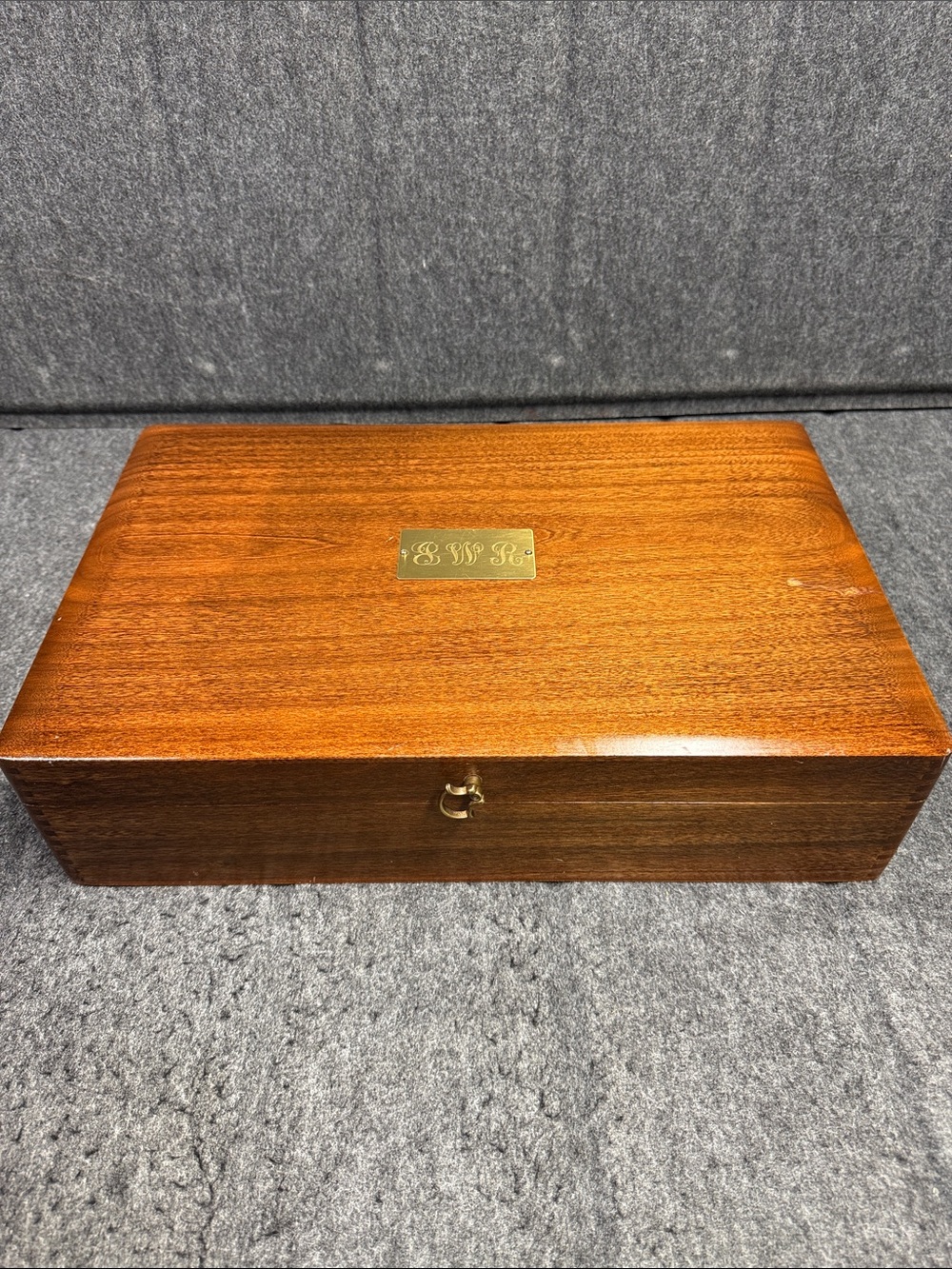 Naken's Tarnish Proof Silverware Chest - Copper Brown Exterior